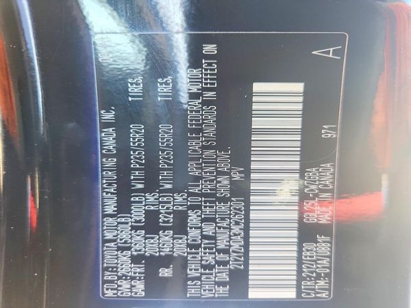 2021 LEXUS RX 350 F Sport High