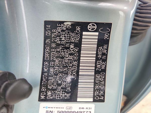 2014 TOYOTA PRIUS