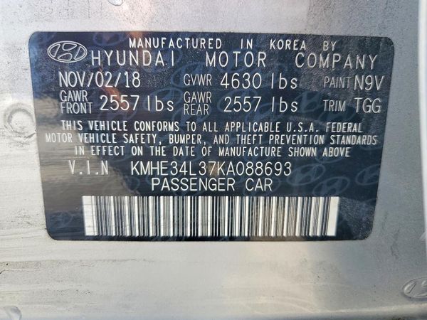2019 HYUNDAI SONATA HYBRID Hybrid Limited