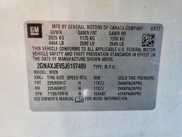 2018 CHEVROLET EQUINOX