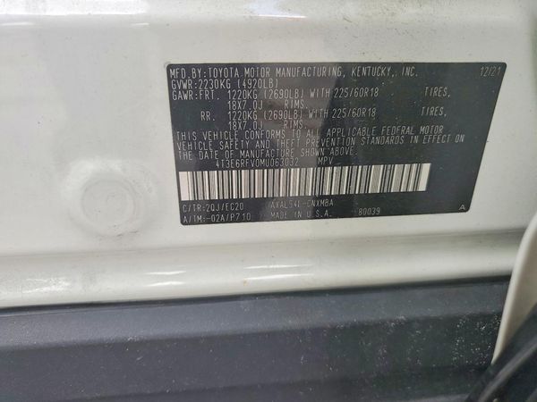 2021 TOYOTA RAV4 XSE HV