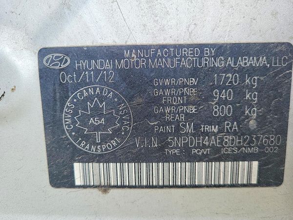 2013 HYUNDAI ELANTRA