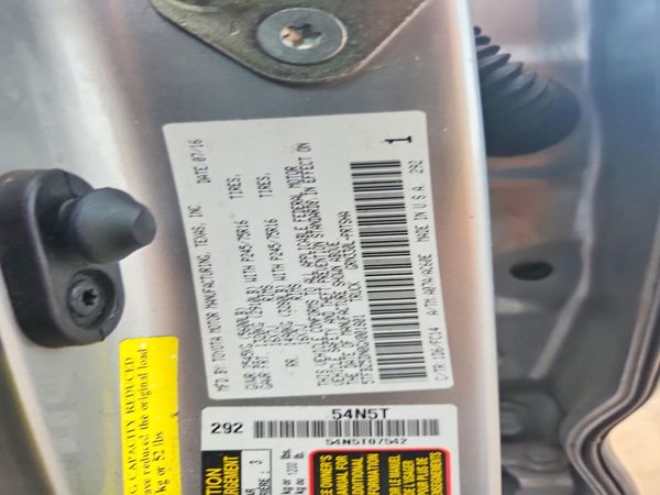 2016 TOYOTA TACOMA SR5/TRD Sport