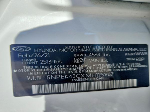 2021 HYUNDAI SONATA N Line