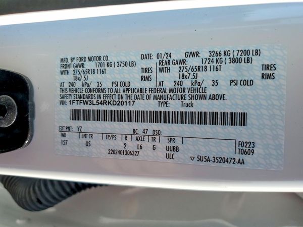 2024 FORD F150