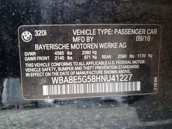 2017 BMW 320 xDrive SA