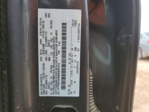 2022 FORD F150 SuperCrew