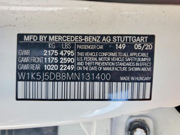 2021 MERCEDES-BENZ CLA AMG CLA45