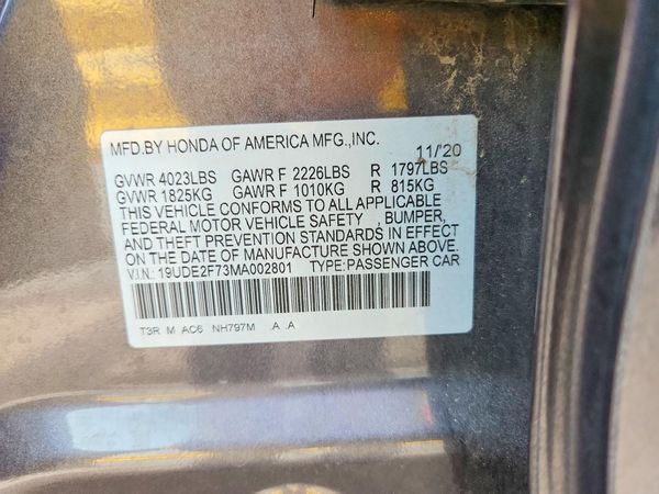 2021 ACURA ILX Premium Package