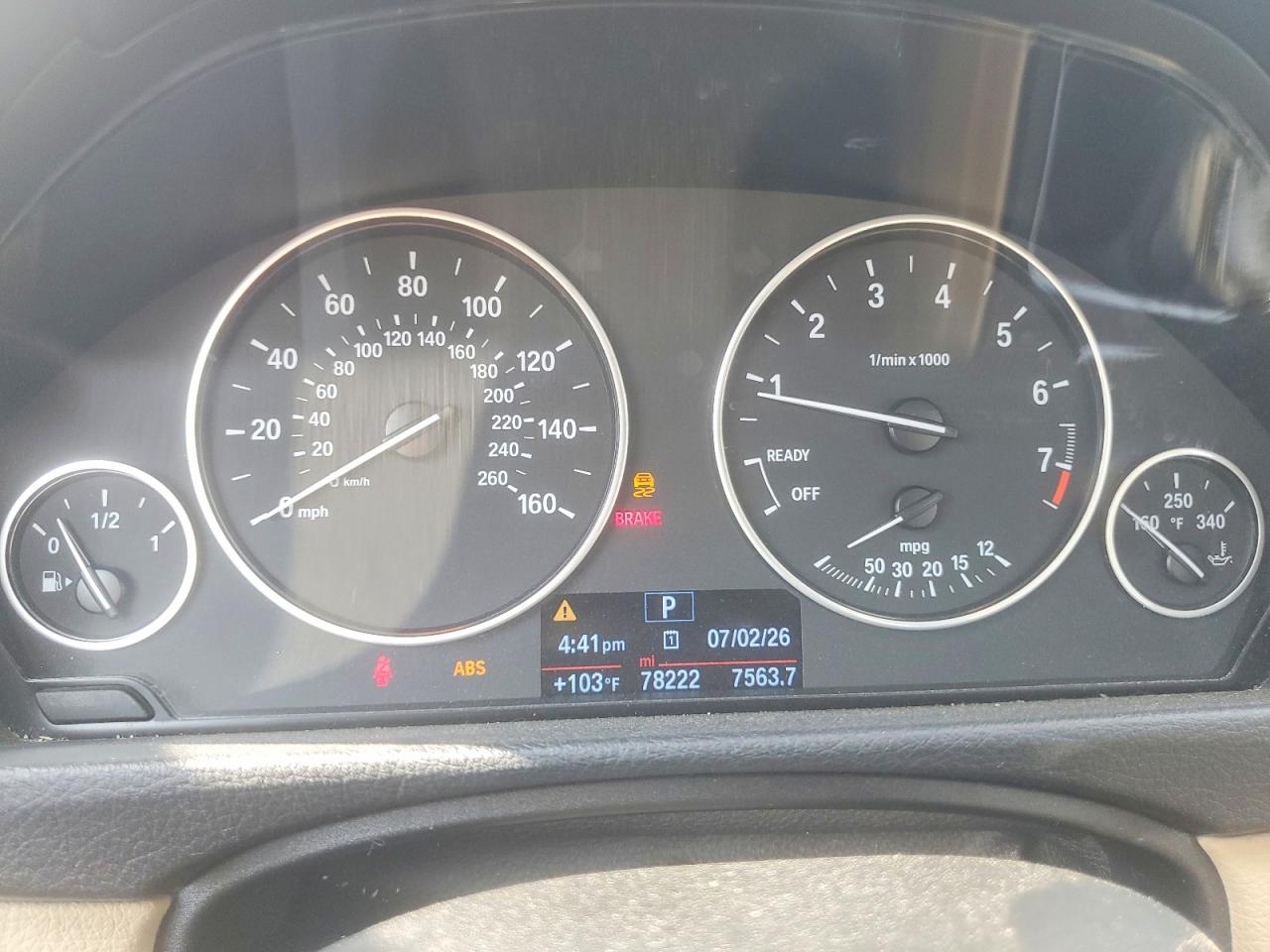 2016 BMW 320