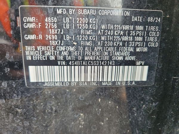 2025 SUBARU OUTBACK Onyx Edition