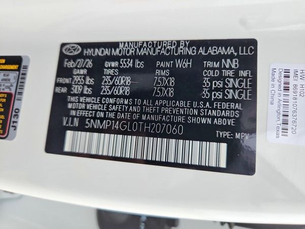 2026 HYUNDAI SANTA FE SE