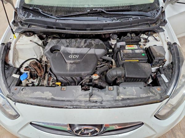 2013 HYUNDAI ACCENT GLS, GS — Engine bay