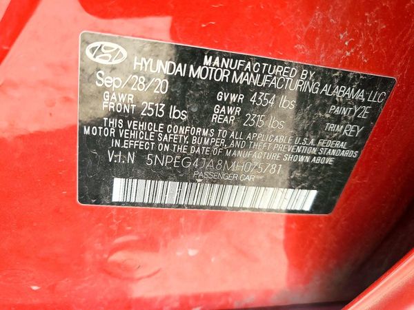 2021 HYUNDAI SONATA