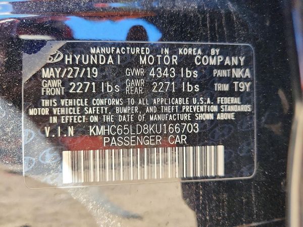 2019 HYUNDAI IONIQ PLUG-IN HYBRID