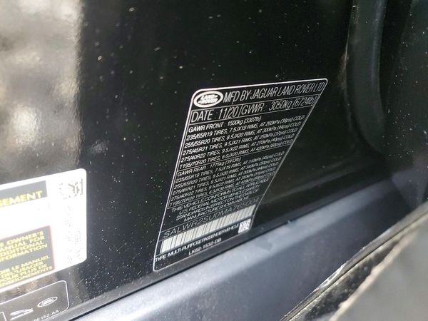 2021 LAND ROVER RANGE ROVER SPORT