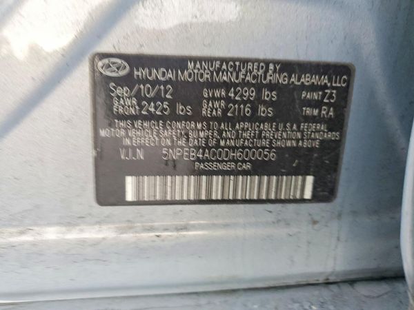 2013 HYUNDAI SONATA GLS/ GLS Popular