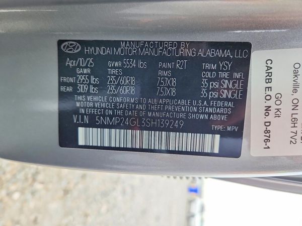 2025 HYUNDAI SANTA FE