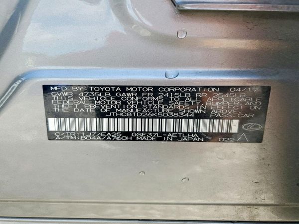 2019 LEXUS IS 300