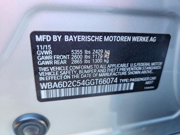 2016 BMW 640 xDrive GC