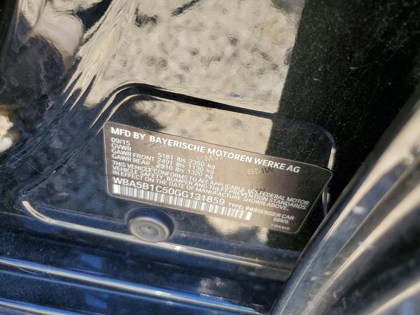 2016 BMW 535