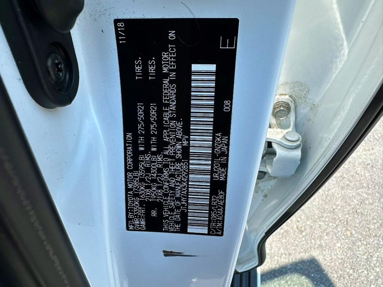 2019 LEXUS LX 570