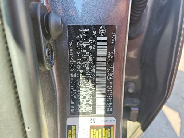 2018 TOYOTA CAMRY L/LE/SE/XLE