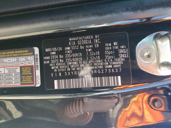2024 KIA SORENTO S