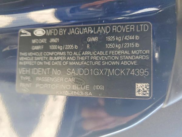 2021 JAGUAR F-TYPE