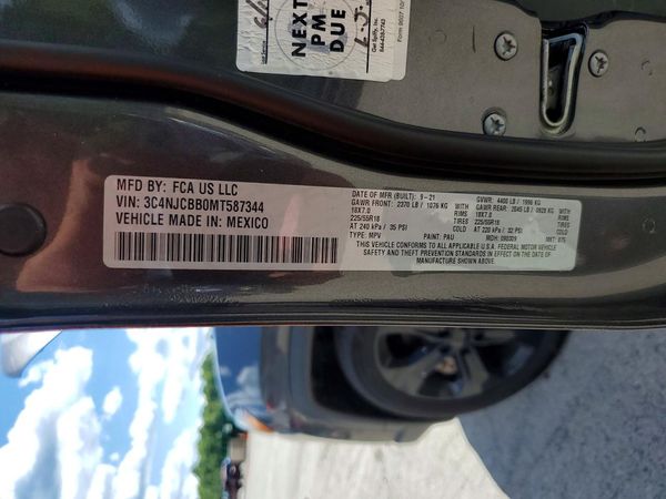 2021 JEEP COMPASS LATITUDE 4X2