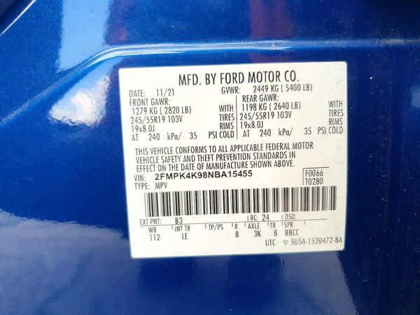 2022 FORD EDGE
