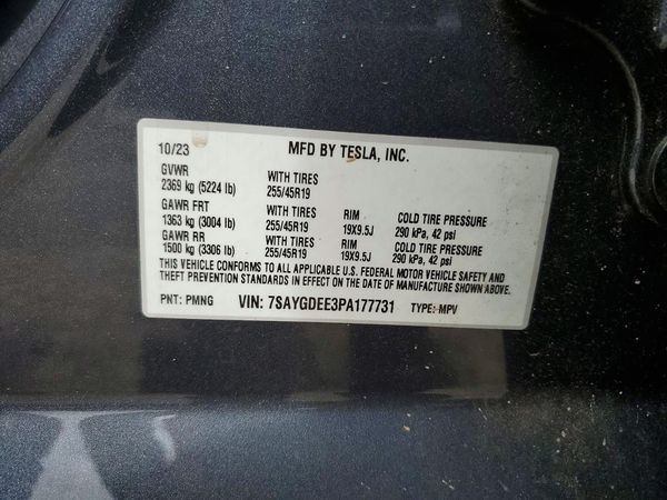 2023 TESLA MODEL Y