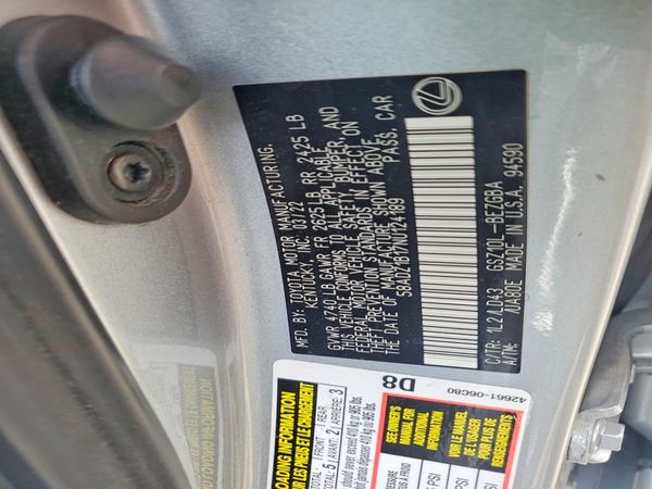 2022 LEXUS ES 350 350 Premium