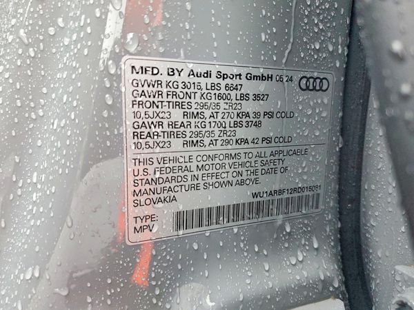 2024 AUDI RS Q8 quattro