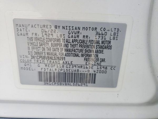2022 NISSAN KICKS S