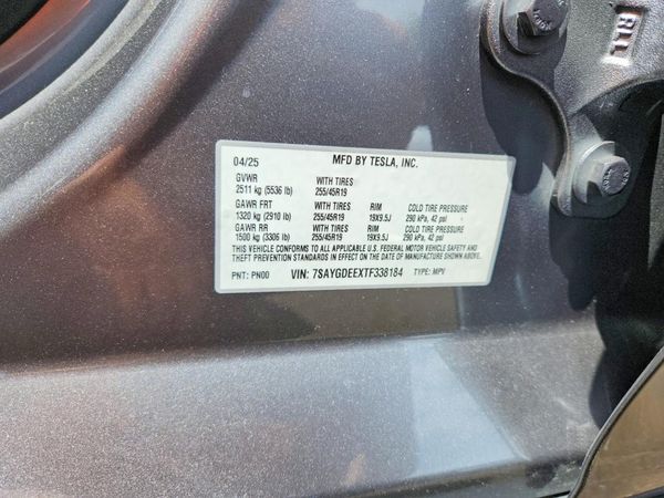 2026 TESLA MODEL Y