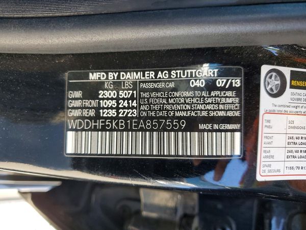 2014 MERCEDES-BENZ E