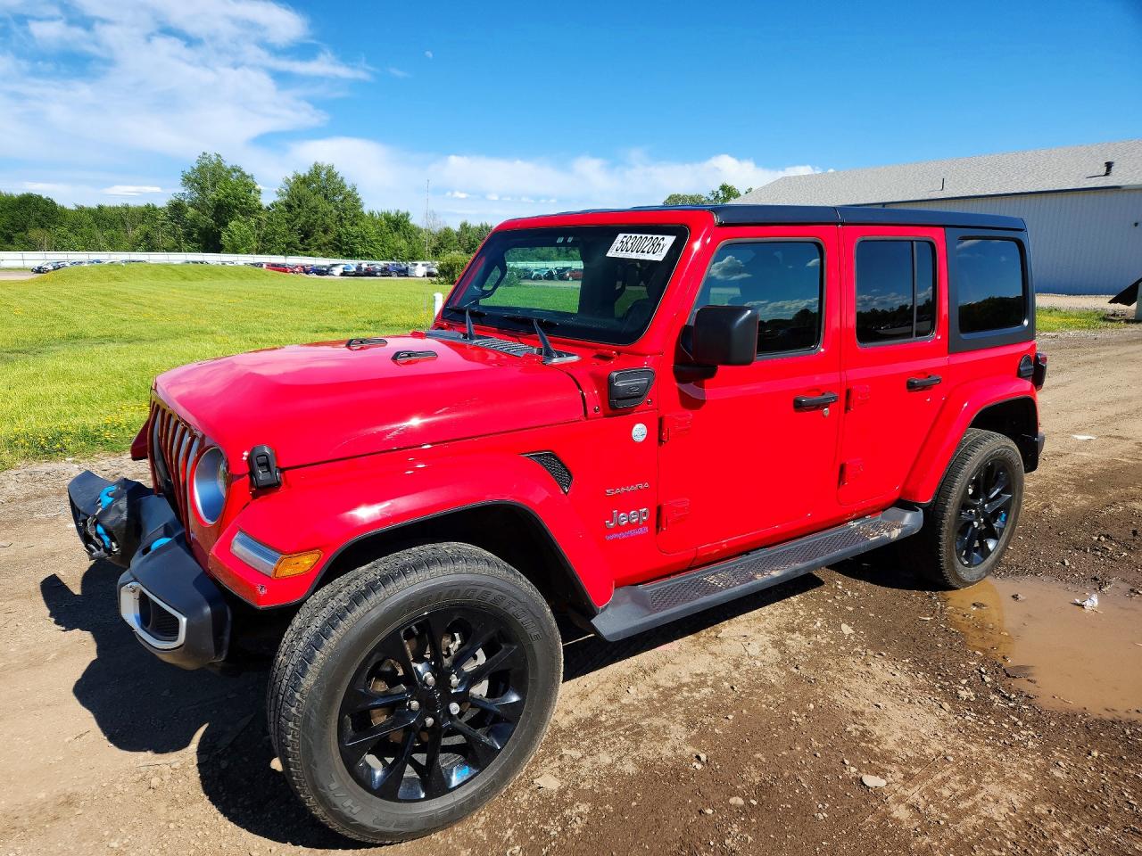 2022 JEEP WRANGLER Unlimited Sahara 4XE — Front 3/4