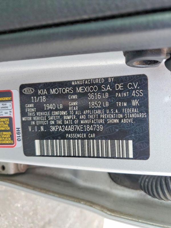 2019 KIA RIO