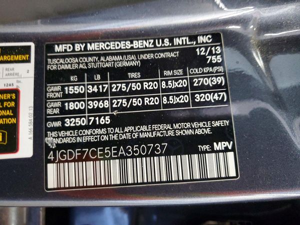 2014 MERCEDES-BENZ GL
