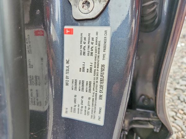 2018 TESLA MODEL 3
