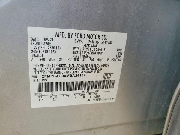 2021 FORD EDGE SE