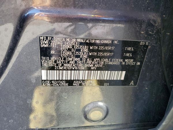 2015 TOYOTA RAV4