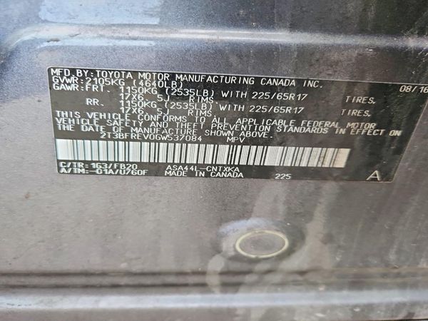 2016 TOYOTA RAV4 LE (X Grade)