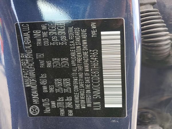 2026 HYUNDAI TUCSON SEL Convenience