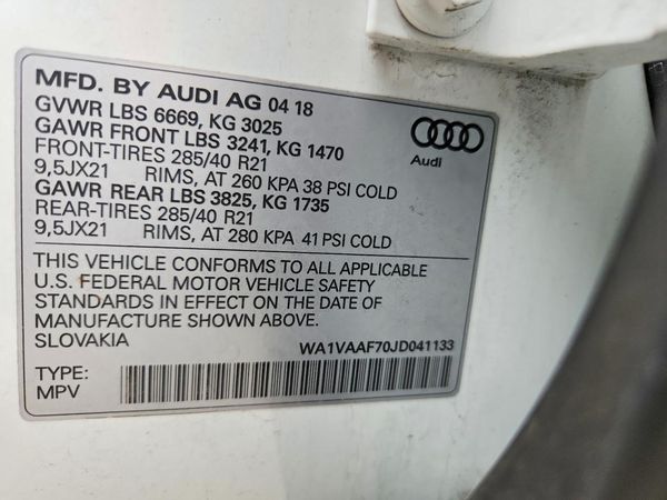 2018 AUDI Q7