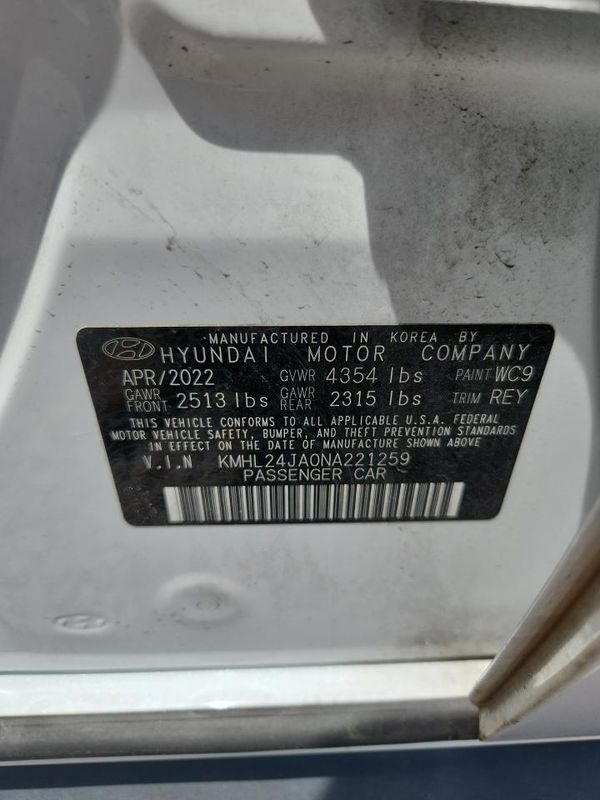 2022 HYUNDAI SONATA