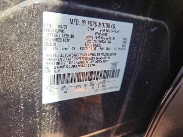 2021 FORD EDGE