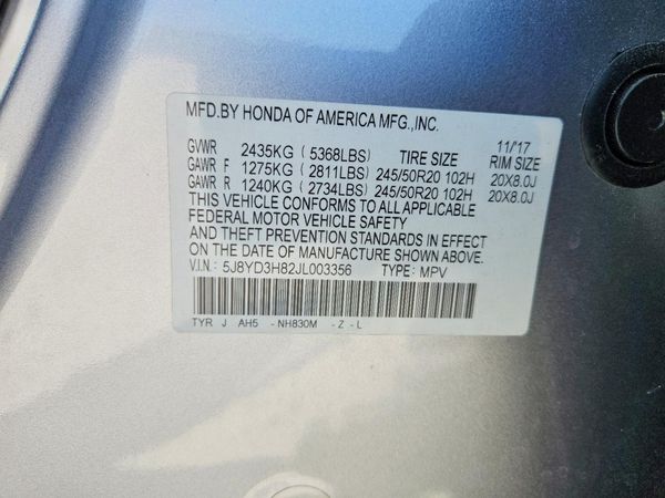 2018 ACURA MDX