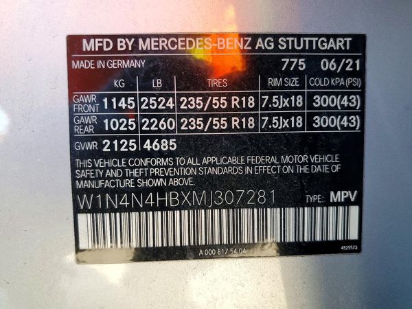 2021 MERCEDES-BENZ GLA GLA250-4M